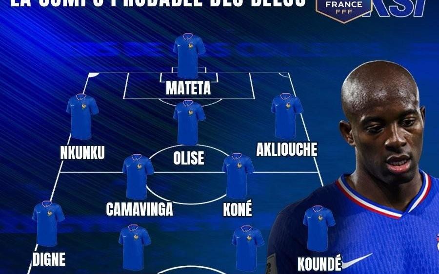 法国客战冰岛首发预测：马特塔、恩昆库、卡马文加出战