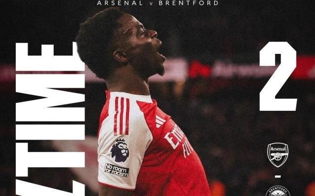 【英超】梅里诺传射，萨卡破门，阿森纳2比0小蜜蜂