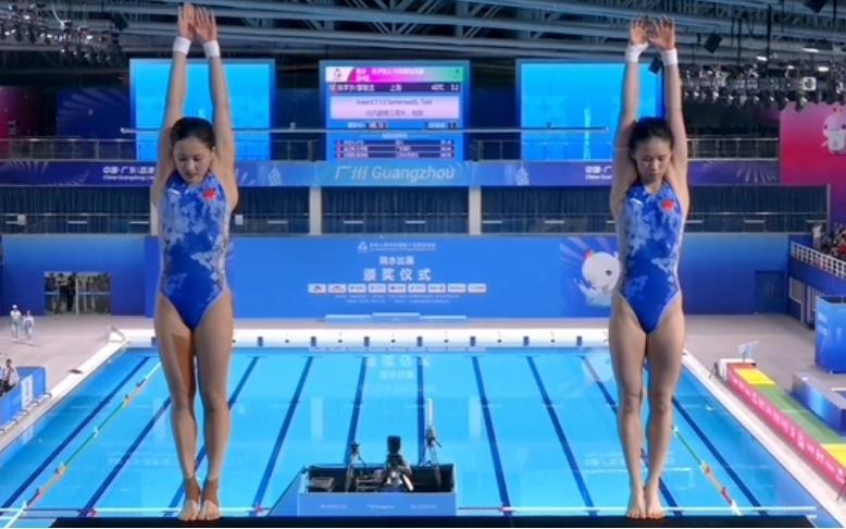 陈芋汐掌敏洁，金牌！