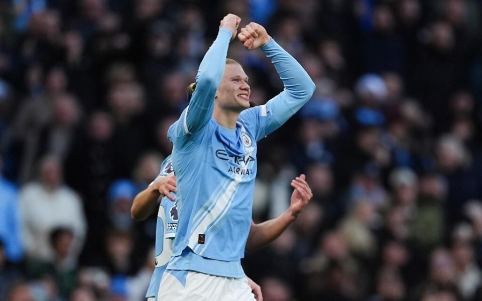 哈兰德独造3球！双响后英超已入104球，超越C罗追平德罗巴