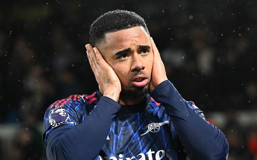 热苏斯破门64场不败，阿森纳40利兹联夺交手8连胜，静待曼城翻车