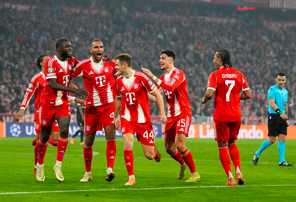 欧冠之夜：国米01惨遭利物浦绝杀拜仁31切尔西12惨遭逆转