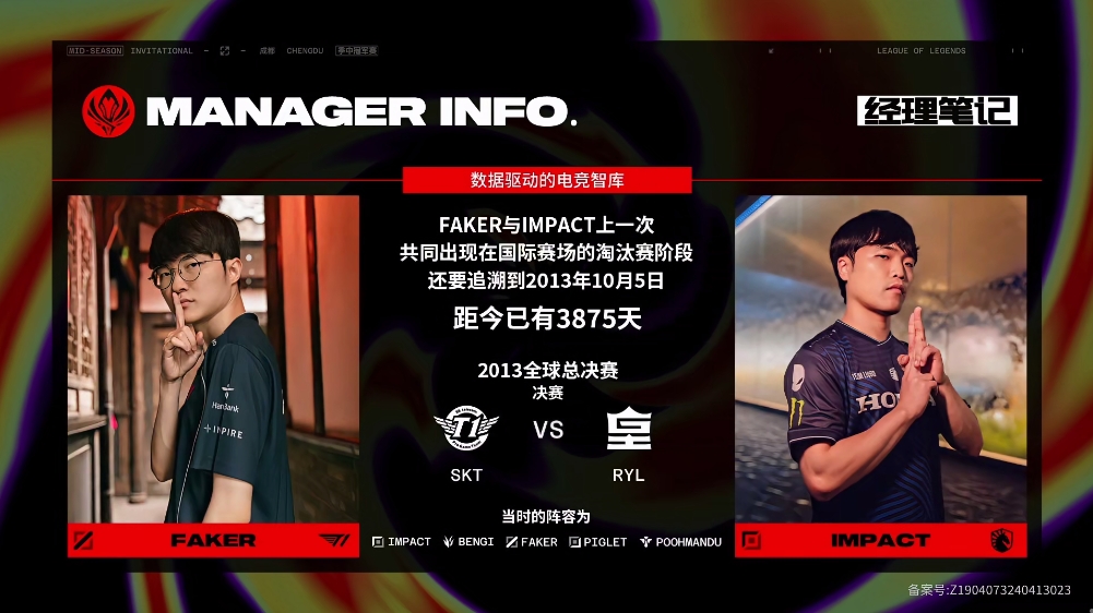 时隔3875天！Faker与Impact再次共同