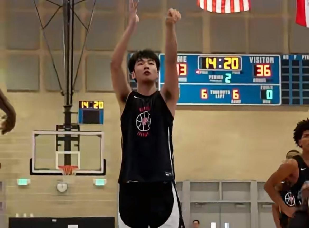 能进NBA选秀首轮中国男篮新星狂轰25分，国家队崛起有戏了！