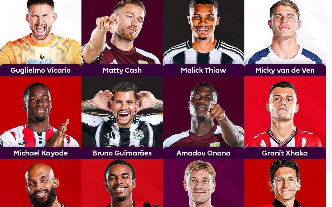 希勒评英超本轮最佳阵容:姆伯莫、扎卡、范德芬在列