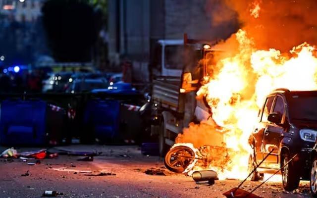 国米vs热那亚赛前发生冲突，意天空：警方逮捕5名热那亚球迷