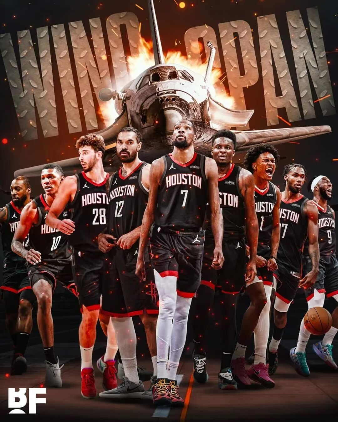 启航！火箭组建NBA史上最高阵容，14人10个长臂怪，没控卫怕啥