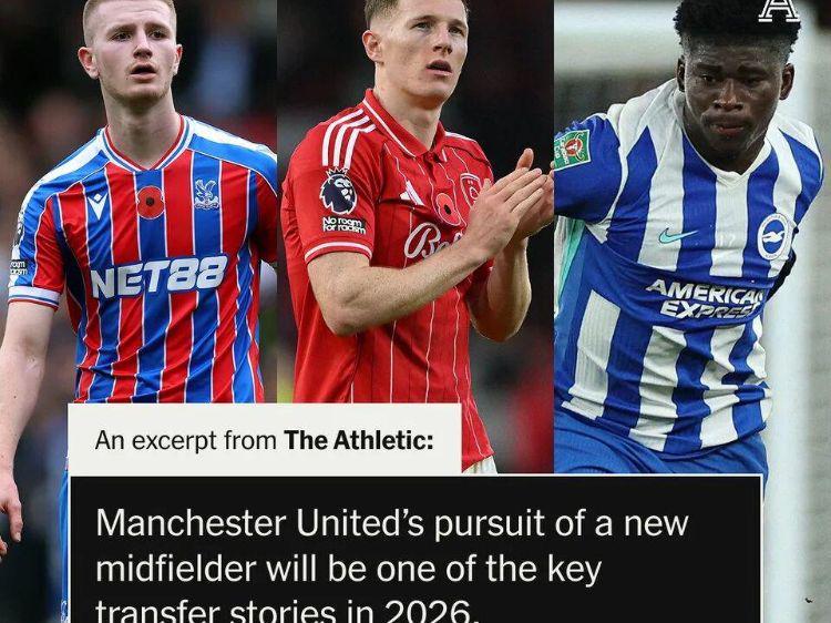 曼联签新中场恐突破1亿大关！曝巨头考察左闸，被誉为德国坎塞洛