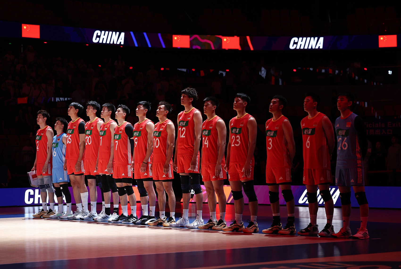 中国男排积分增加15.98分，世界排名