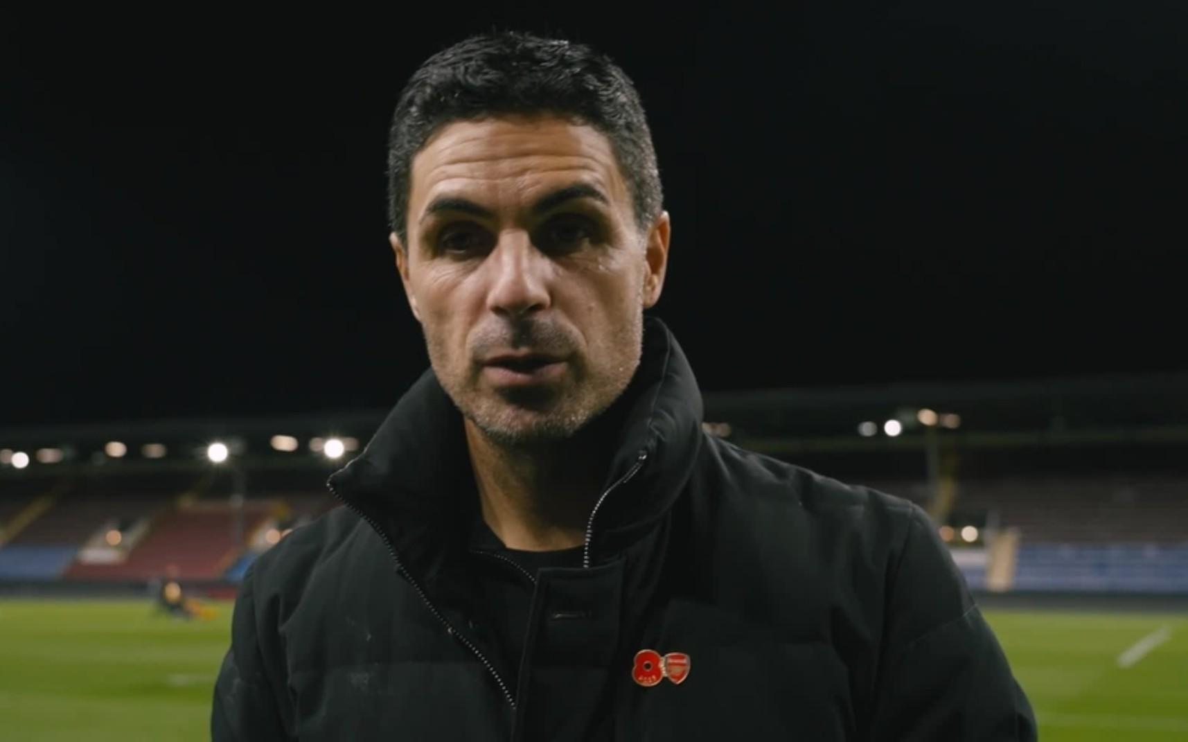 阿尔特塔：卡拉菲奥里一直表现得很稳