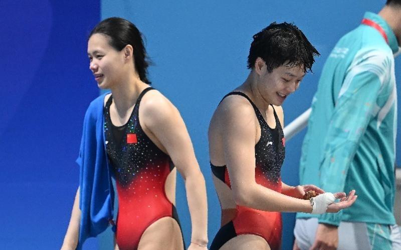 林珊力压陈艺文登顶女子三米板，成十五运会“三冠王”