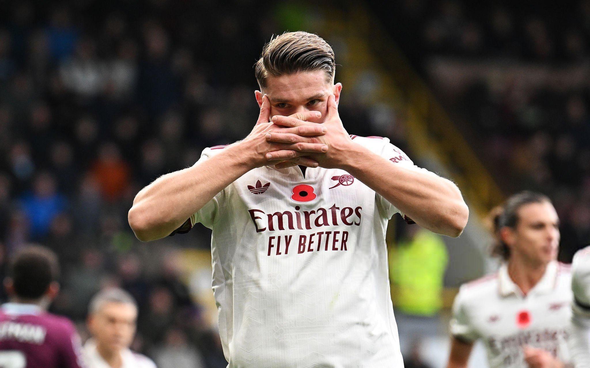 叹息之墙！20战胜伯恩利，阿森纳各项赛事连续7场零封