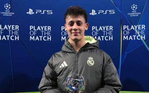 官方:居莱尔攻防俱佳,当选皇马vs尤文一役全场最佳球员