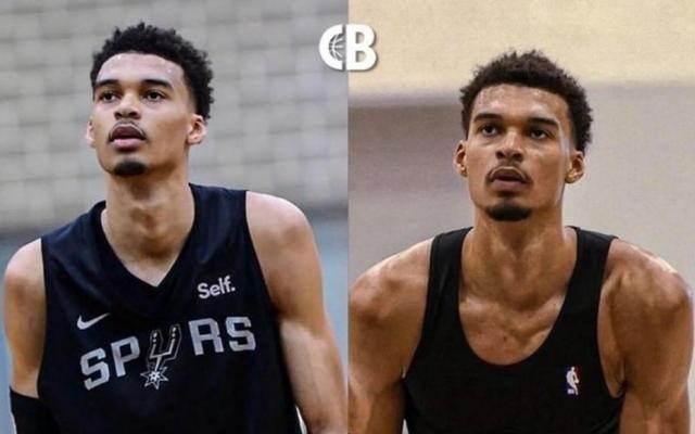 才打两年NBA啊！现在的文班比刚进NBA时壮了不止一圈