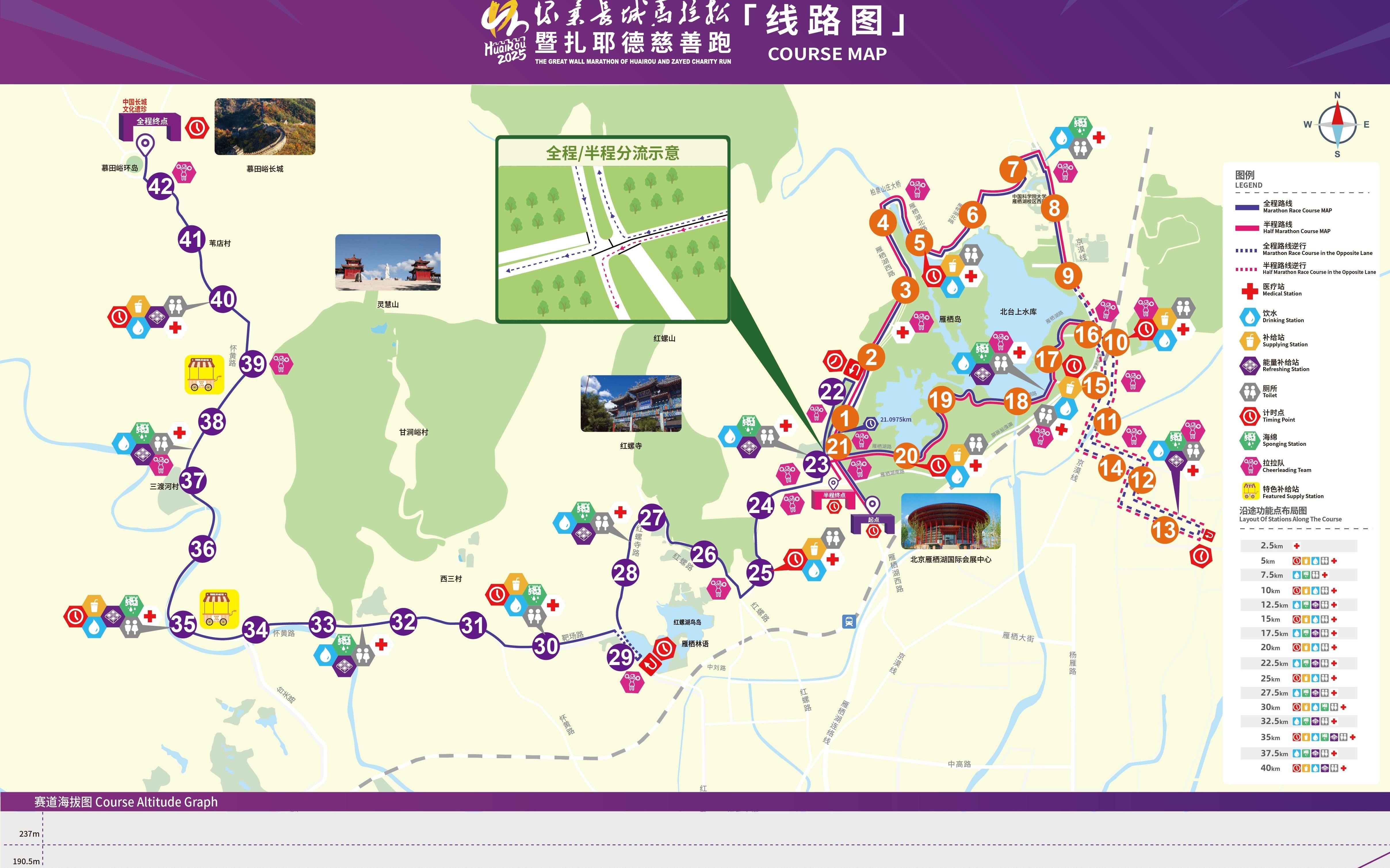 首次跑进怀柔科学城2025怀柔长城马拉松9月21日开跑