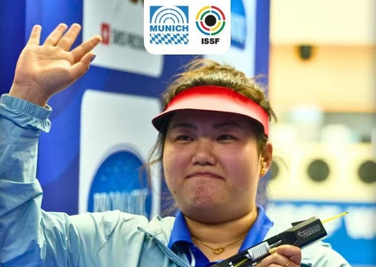 孙瑜洁夺得慕尼黑站女子25米运动手