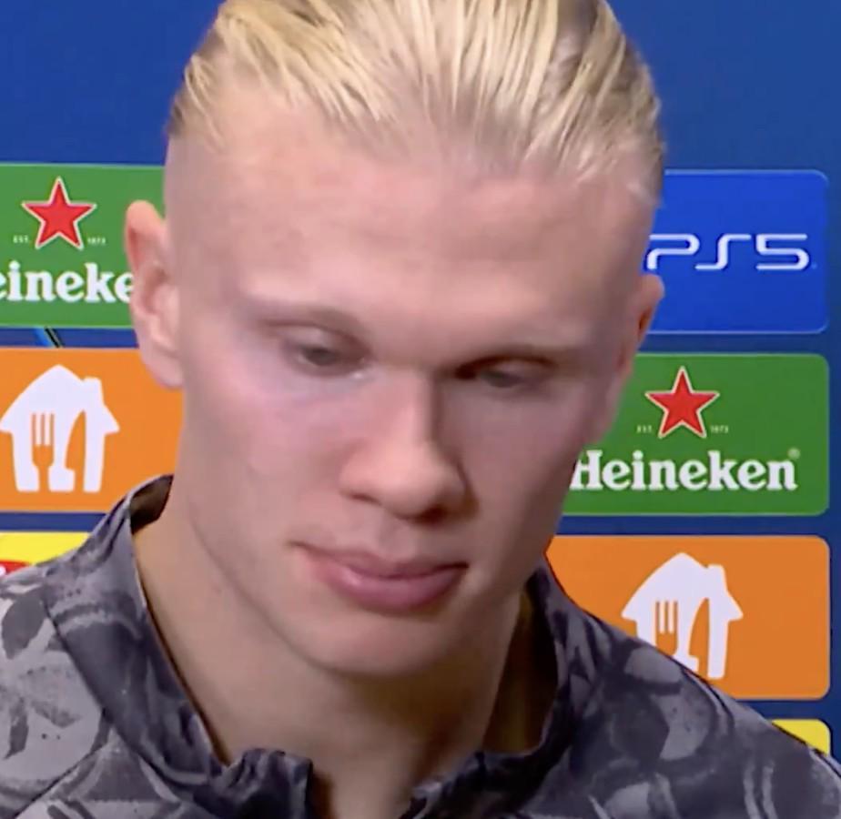 被绝平,哈兰德:我很不爽,我觉得队里每个人都应该不爽