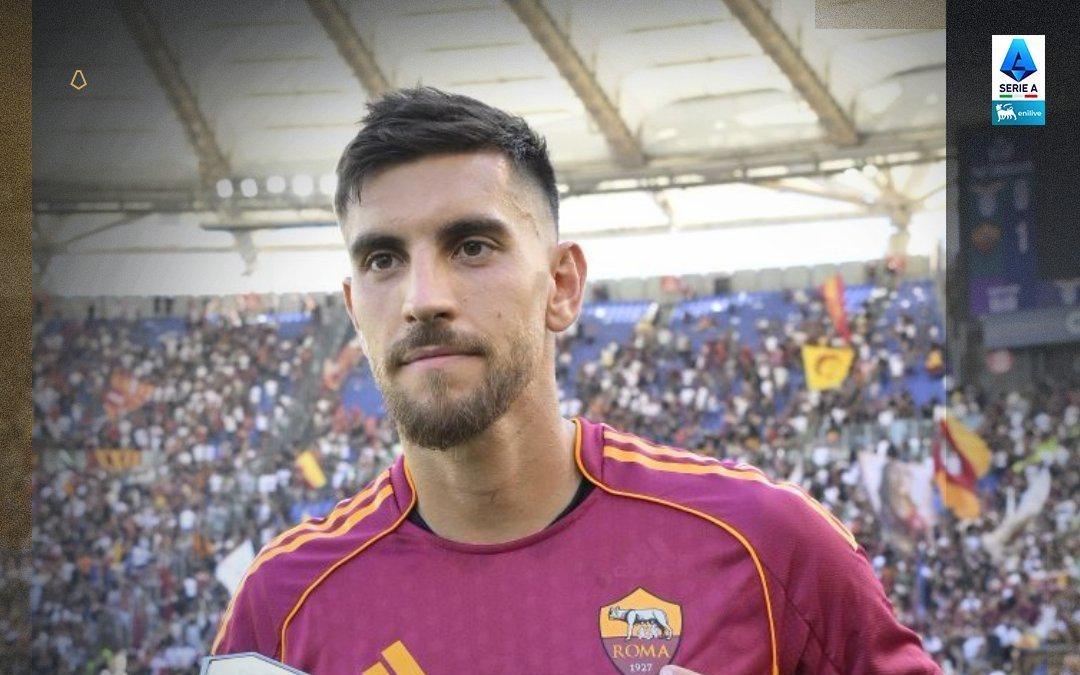 一剑封喉！佩莱格里尼当选罗马德比全场最佳球员