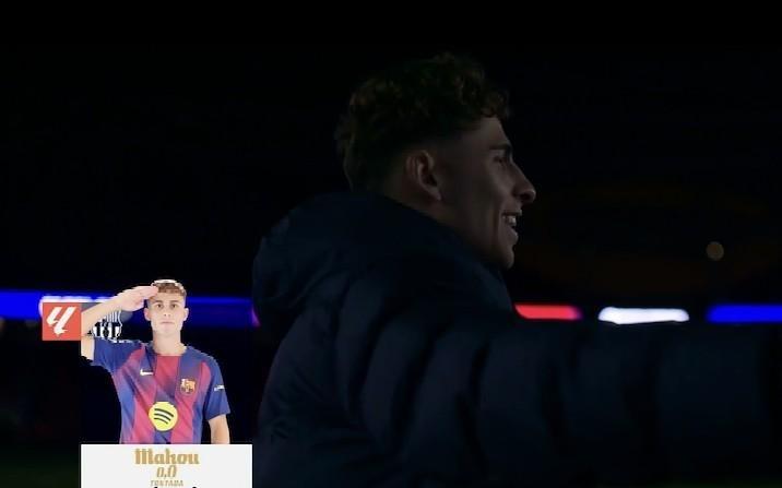 打入一球，费尔明当选巴萨回归诺坎普首战全场最佳球员