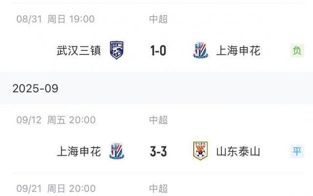 连续三轮最后时刻丢球！申花连场被绝平+被三镇绝杀，遭三轮不胜