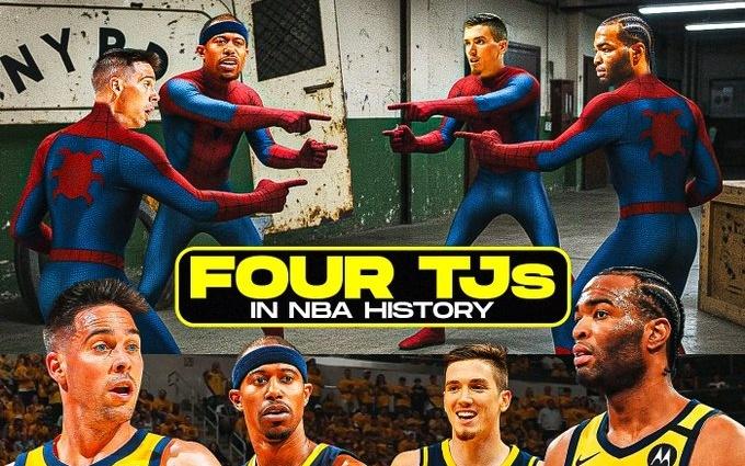 冷知识：NBA历史所有名叫TJ的球员，都曾为步行者效力过