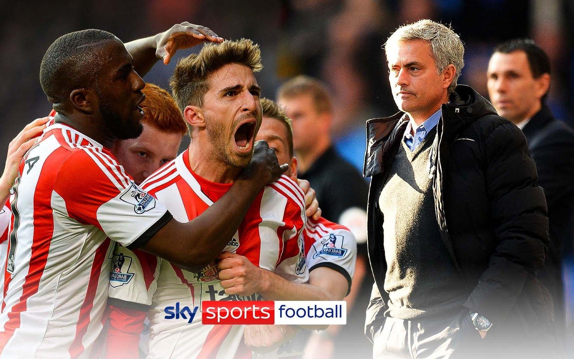 黑猫上次客胜蓝军还是2014年,终结穆帅77场英超主场不败纪录