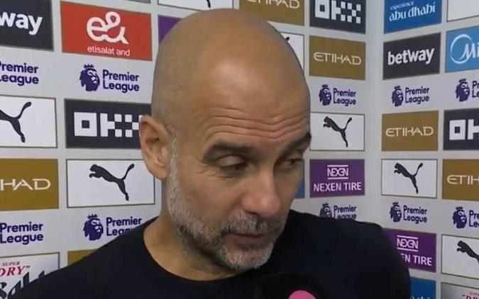 瓜帅：对哈兰德没能进四五个球失望，他很棒但不能完全依赖他