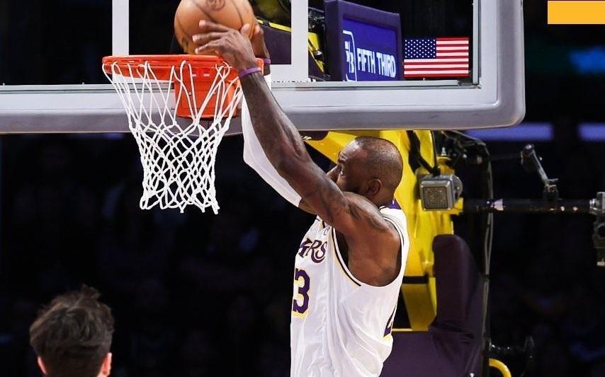 还有2天41岁，詹姆斯13中11高效砍下2