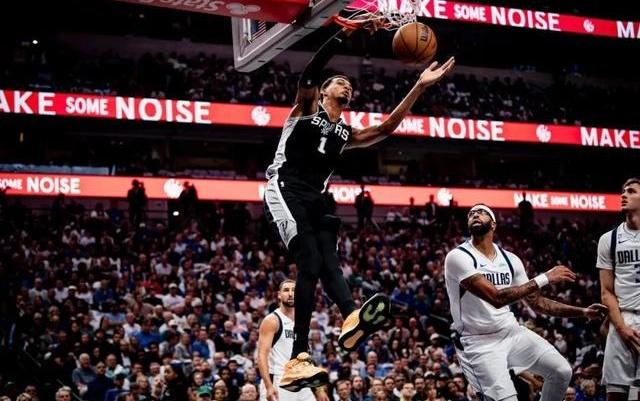 NBA马刺12592大胜独行侠，文班40分15板，浓眉22分13板，弗拉格10分10板