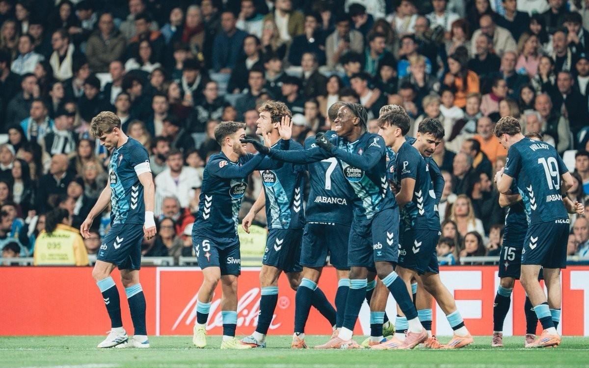 攻陷伯纳乌，塞尔塔时隔19年再度在西甲客场击败皇马