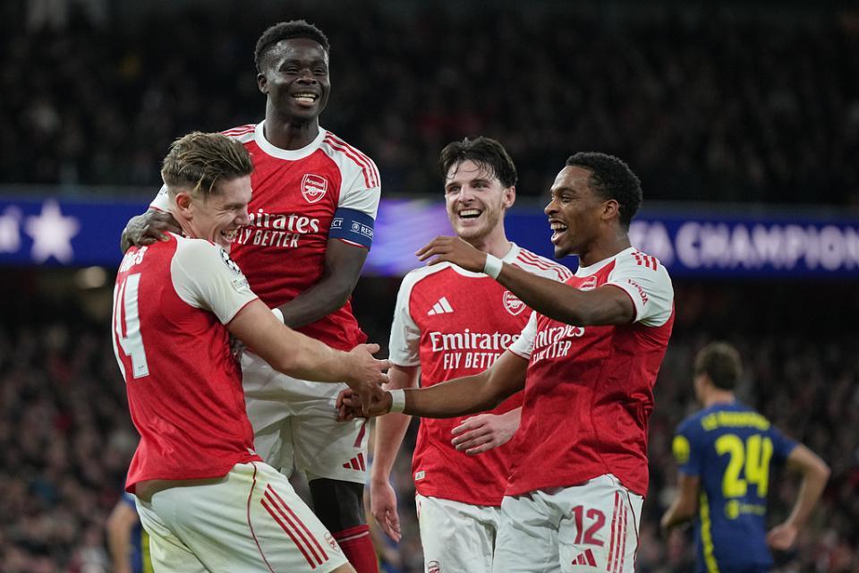 13分钟4球！阿森纳40马竞欧冠开局3连胜0失球7600万欧新援双响