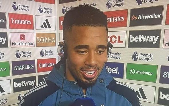 热苏斯：我应该获得一个点球希望今年