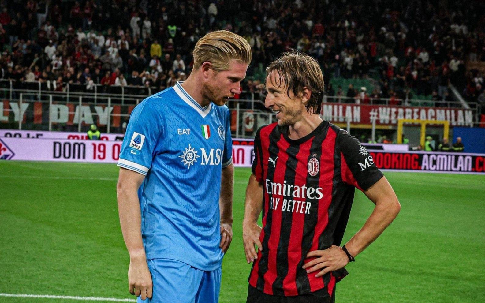 意甲身价更新：德布劳内降至2000万，莫德里奇降至400万