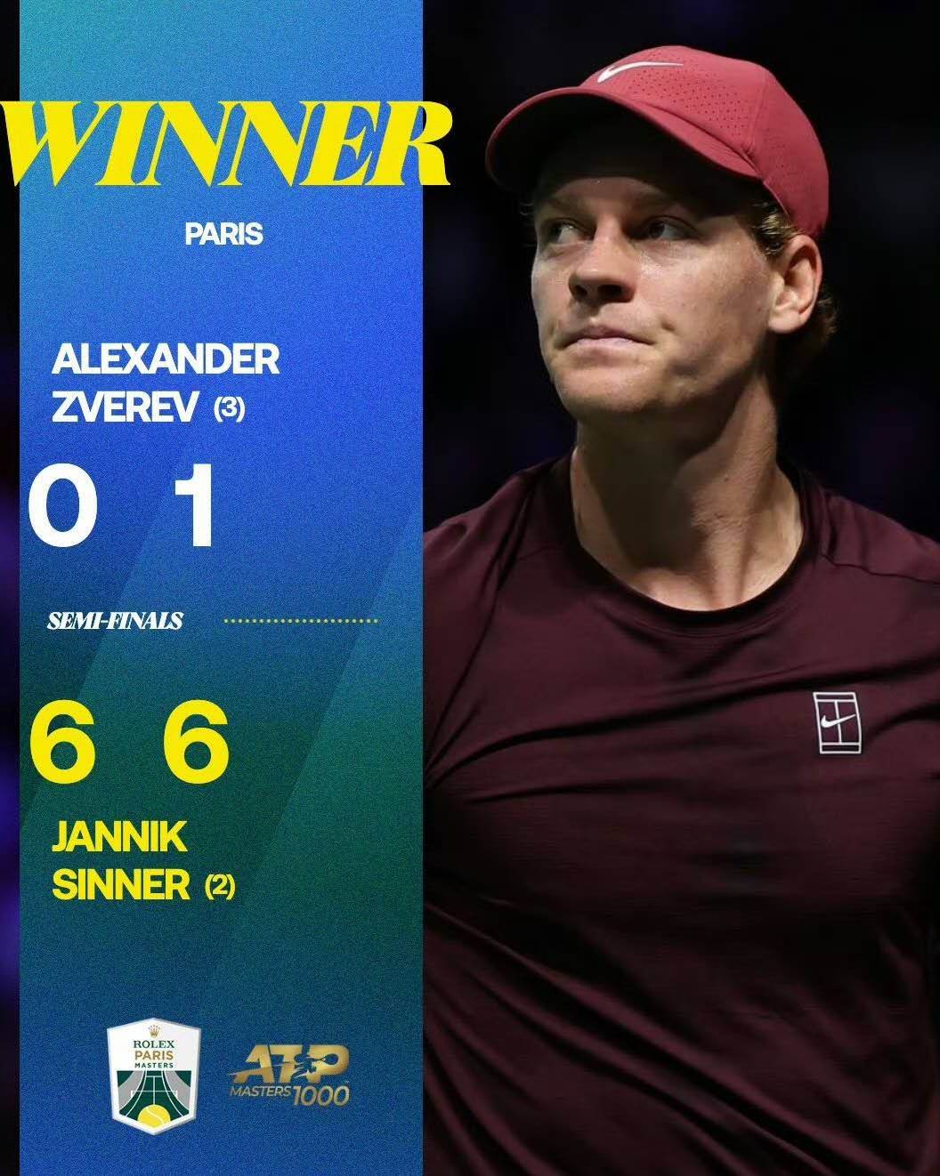 兹维列夫脚踝受伤遭横扫，严重肿胀紧急求医，总决赛征程蒙上阴影