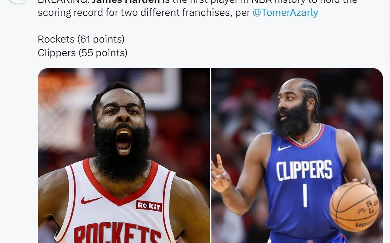 美媒高呼哈登孤胆英雄！创14纪录显悲凉36岁硬扛快船夺冠成奢求