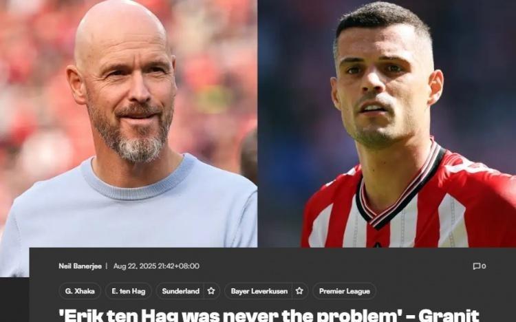 扎卡：我和滕哈赫没有任何问题，我们对话很透明但桑德兰盛情难却