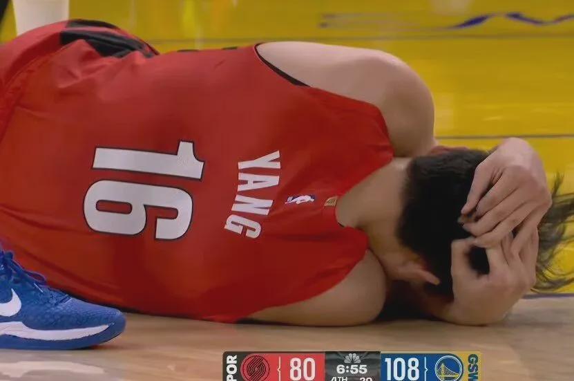 3+2！重击后脑勺！勇士主帅点评杨瀚森