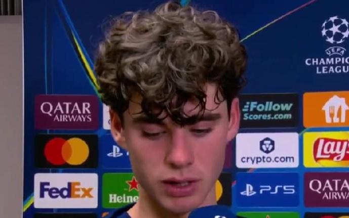 阿奇格雷：欧冠首秀让我无比自豪，但今天我们的表现显然不够好