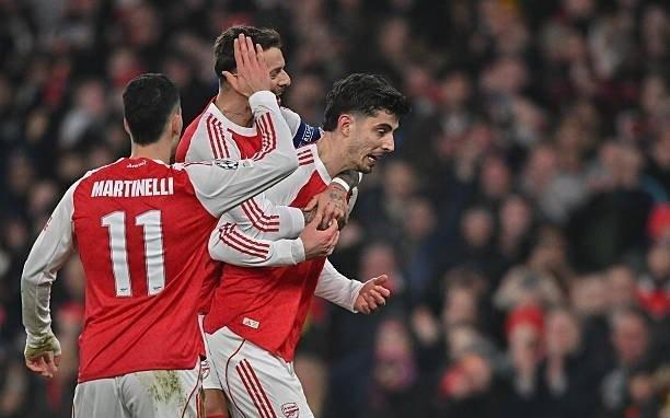 拿满24分，阿森纳是欧冠36队赛制以来首支联赛阶段全胜的球队