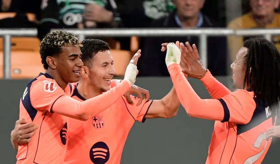 巴萨53逆转！西甲6连胜+4分领跑积分