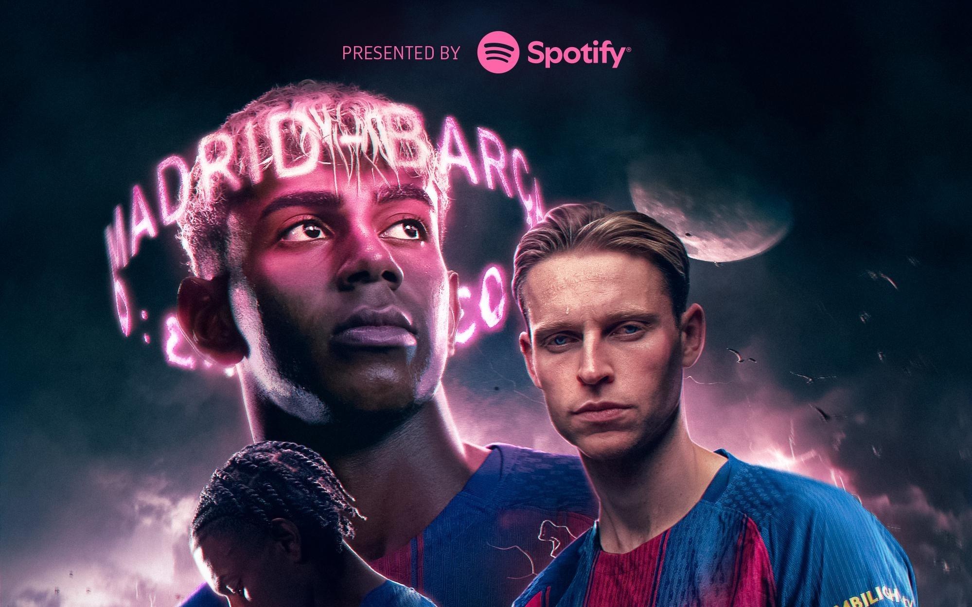 今晚重头戏！巴萨官方晒国家德比海报：亚马尔、德容出镜