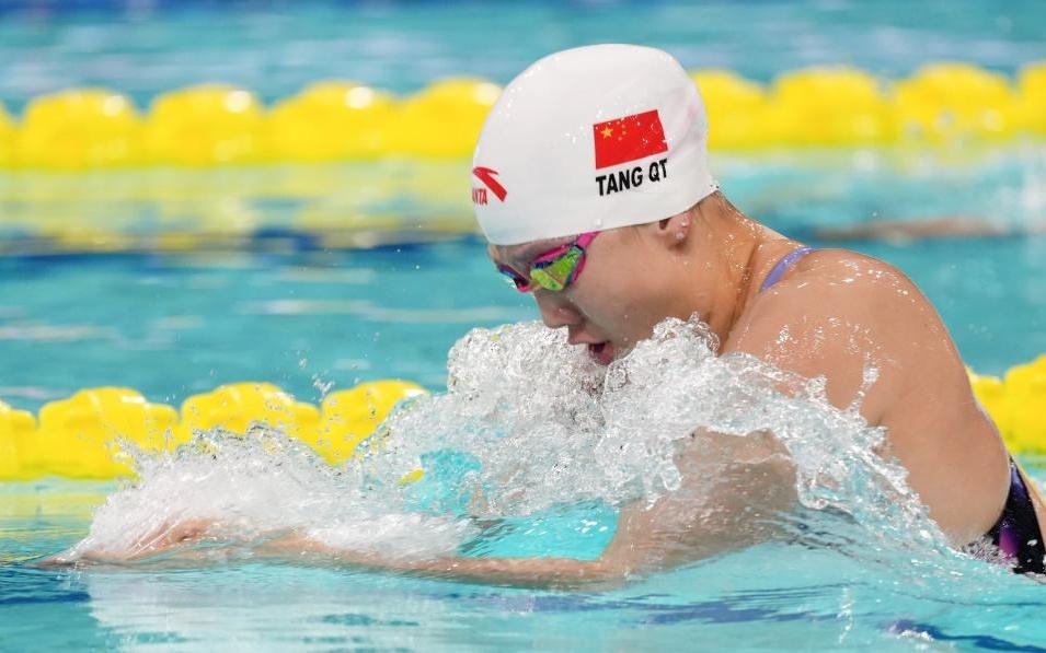 上海队唐钱婷摘得全运会女子100米蛙泳金牌