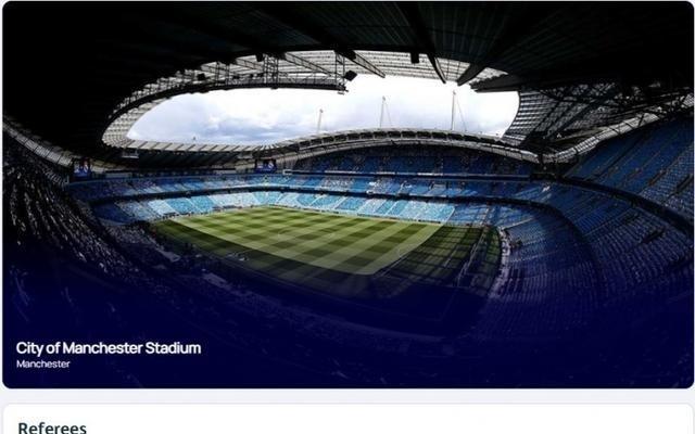 曼城vs那不勒斯欧冠裁判：德国裁判团领衔，兹瓦耶担任主裁