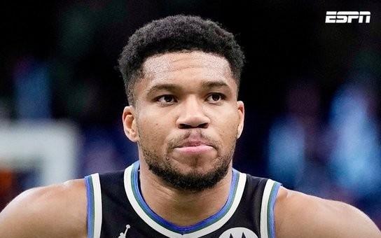 Shams：字母哥左侧腹股沟轻微拉伤，将缺席1至2周