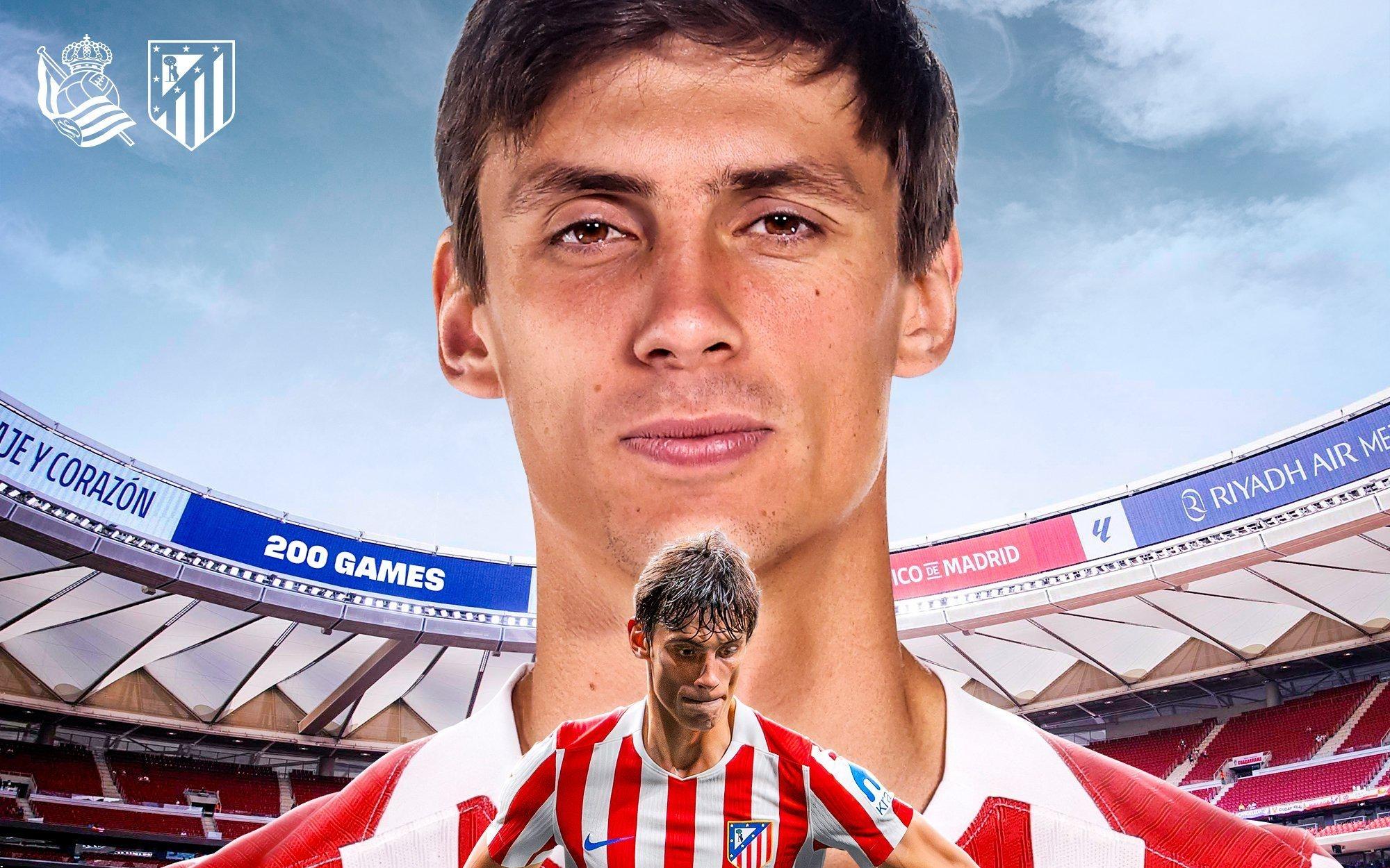 里程碑！西甲官方祝贺马竞后卫勒诺尔芒第200场比赛