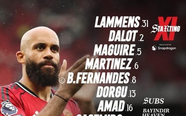 曼市德比首发出炉