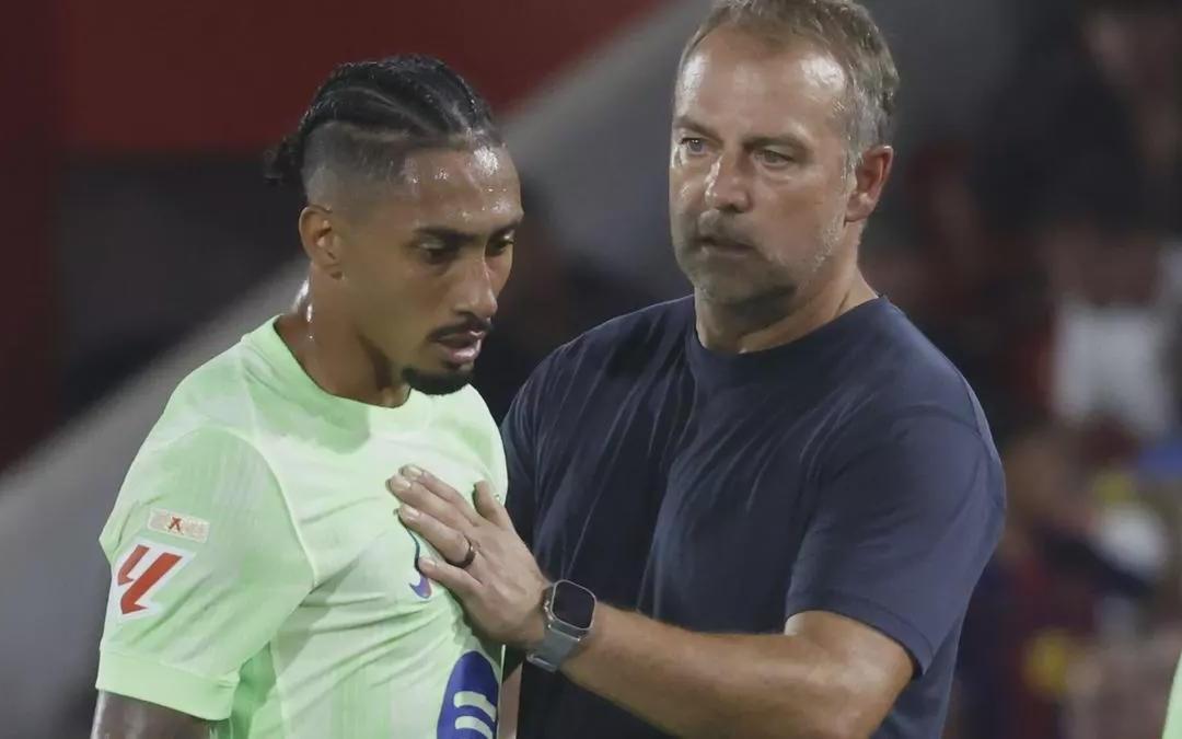 每体：拉菲尼亚伤愈复出在即，有望入选对阵毕包的大名单