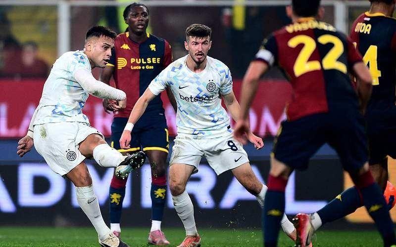 国米21热那亚登顶意甲榜首劳塔罗传