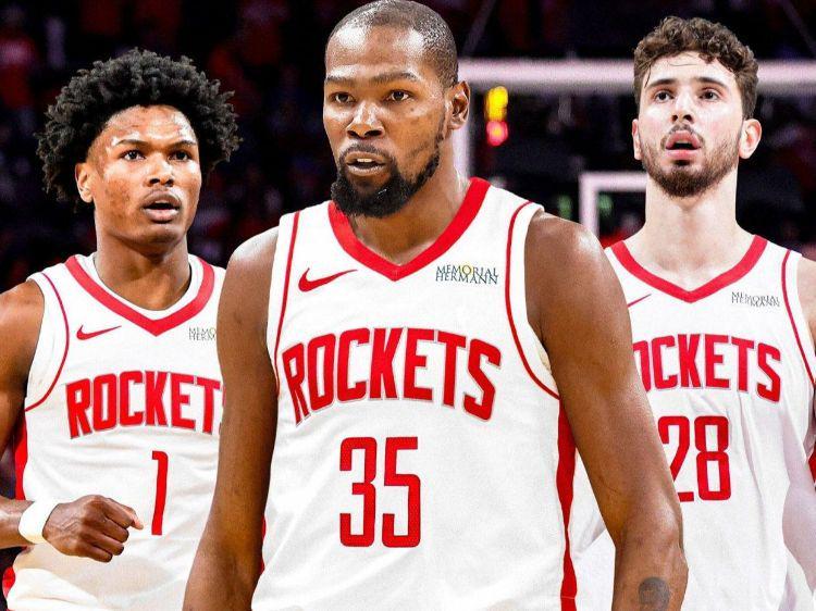 8项联盟第1，火箭崛起剑指总冠军！杜兰特宝刀未老，双核进步神速