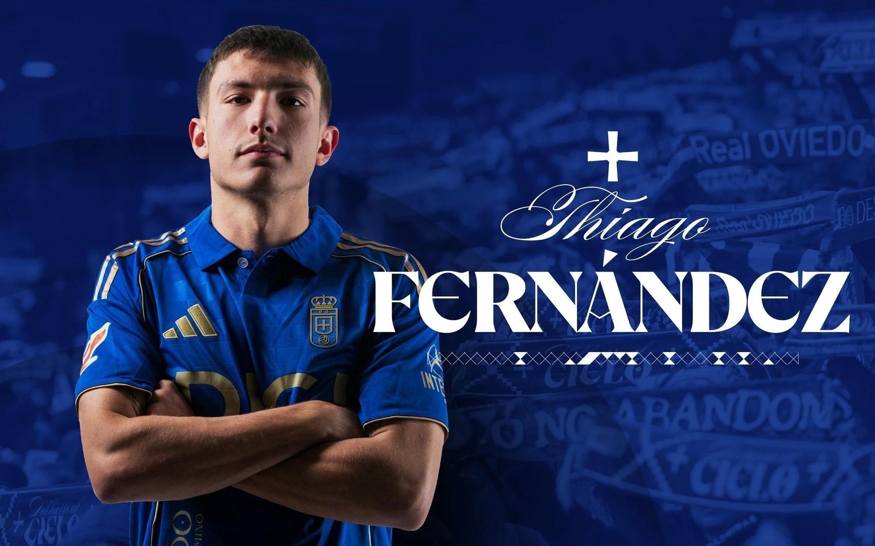 官方：黄潜21岁新援蒂亚戈费尔南德斯租借加盟皇家奥维耶多